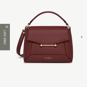 Strathberry Mosaic Oxblood Regular size